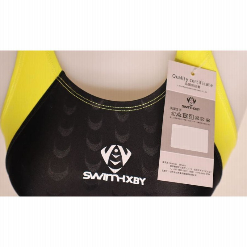 SWIMHXBY] 競泳水着 レディース ガールズ 281 Tバックモデル 黒