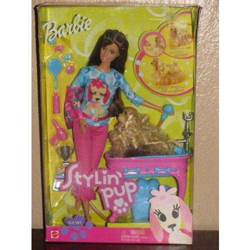 Barbie バービー Stylin Pup, Brunette 人形 ドール