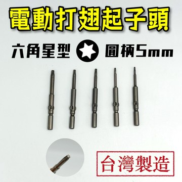 【現貨熱賣24H】起子頭 電動起子頭 星型起子頭 星形起子頭 批頭 六角星型 打翅起子頭 BIT 5mm 台灣 T8