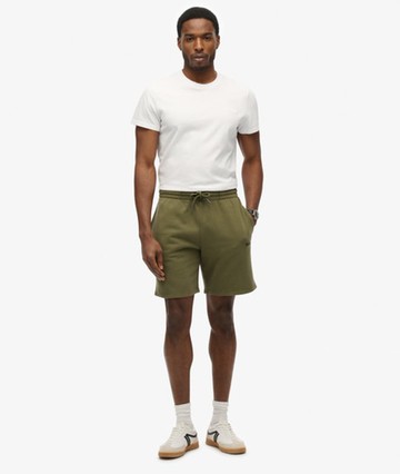Superdry Men's Micro Logo Shorts Green Size: S