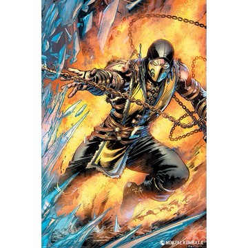 真人快打 MORTAL KOMBAT (魔蠍)  魔宮帝國 - 英國進口海報