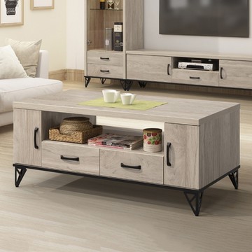 MUNA家居 萊德4尺木面大茶几(共兩色) 120X60X51cm