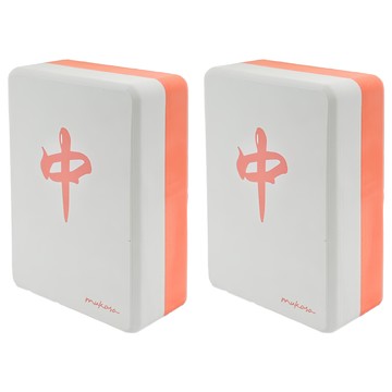 mukasa 慕卡莎 eva 圓角 瑜珈輔助磚 瑜珈用品 台灣製造  1入  22.5x15x7.5cm