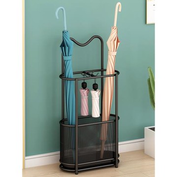 雨傘收納架家用雨傘桶門口雨傘瀝水放置筒雨傘置物架商用掛傘架子