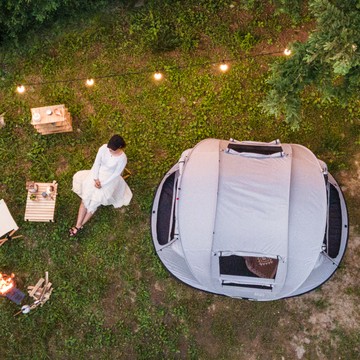 IDOOGEN Mount Pro Nova 快開彈出式帳篷 煙灰色 4-5人用  4-5人  灰燼色