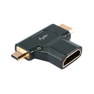 Avier AVPAHDT PREMIUM 全金屬轉接頭 HDMI A母轉HDMI T字型 支援4K UHD高畫質  1個