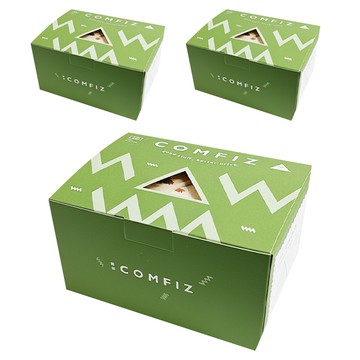 COMFIZ 康菲 大童3D立體醫療口罩 適用7~12歲  20片  好運魯道夫 卡其色  3盒