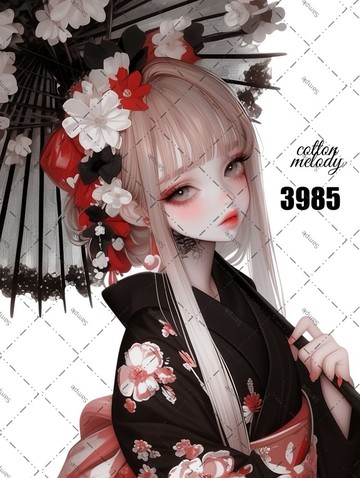 original sticker no.3985 人物貼紙 原創貼紙 原創人物貼紙 裝飾貼紙 cotton melody