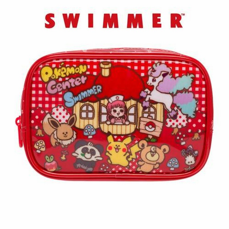 ポケモンセンターオリジナル SWIMMER スイマー ポーチ Henteko Cute