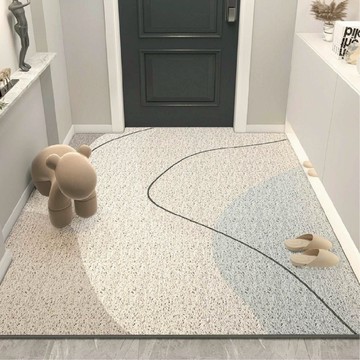 Dream Home 築夢家居 玄關地墊  120 x 80cm  初夢 米色 + 咖色 + 藍色