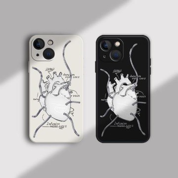 實驗心臟 適用三星s24ultra手機殼液態s23fe個性s22s21創意a55a15a25小眾a54a35/a05s情侶款note20男女s10潮