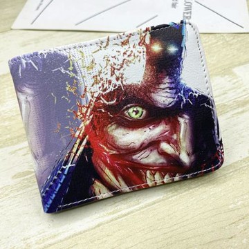 漫威周邊短款卡通動漫美國隊長鋼鐵俠零錢包青少年學生潮流皮夾