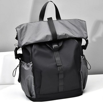 【巴黎精品】現貨+預購 男防水後背包多功能側背包雙肩包大容量側背包單肩包機能包包-運動登山2色a1kg11