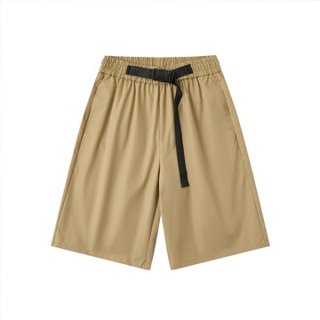 工裝短褲 夏季百搭短褲 潮流原宿卡扣腰帶短褲男 休閒五分褲子