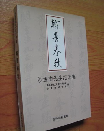 正版 翰墨春秋 沙孟海先生紀念集 平裝 紀念沙孟海攝影文集