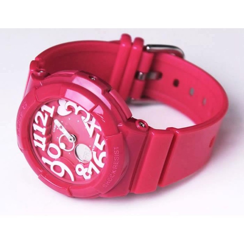 【未使用級】Baby-G BGA-130-4B 腕時計　ピンク デジネオン BABY-G ポイント最大6倍 カシオ babyg Baby-G ネオンダイアル