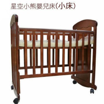 Mother's Love星空小熊 嬰兒小床-咖啡色