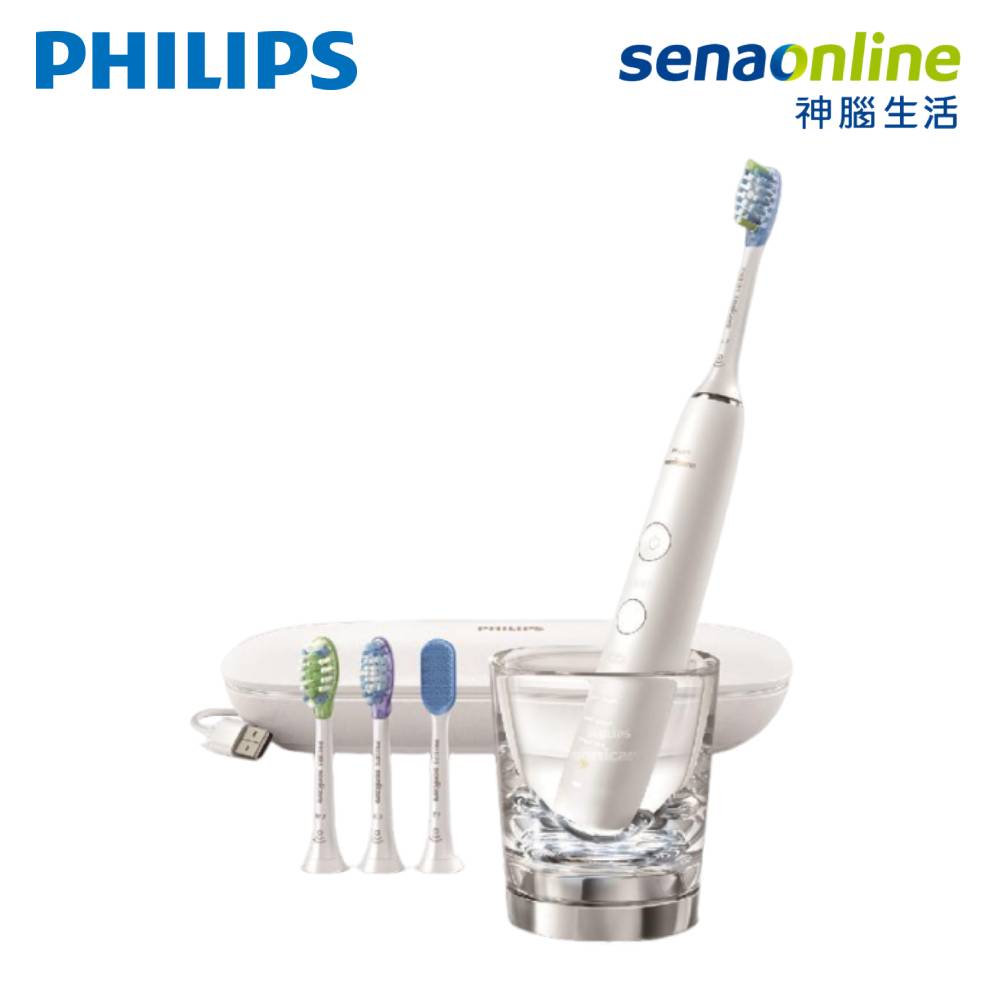 PHILIP 鑽白極淨智能鑽石音波電動牙刷 HX9924【贈亮白刷頭】