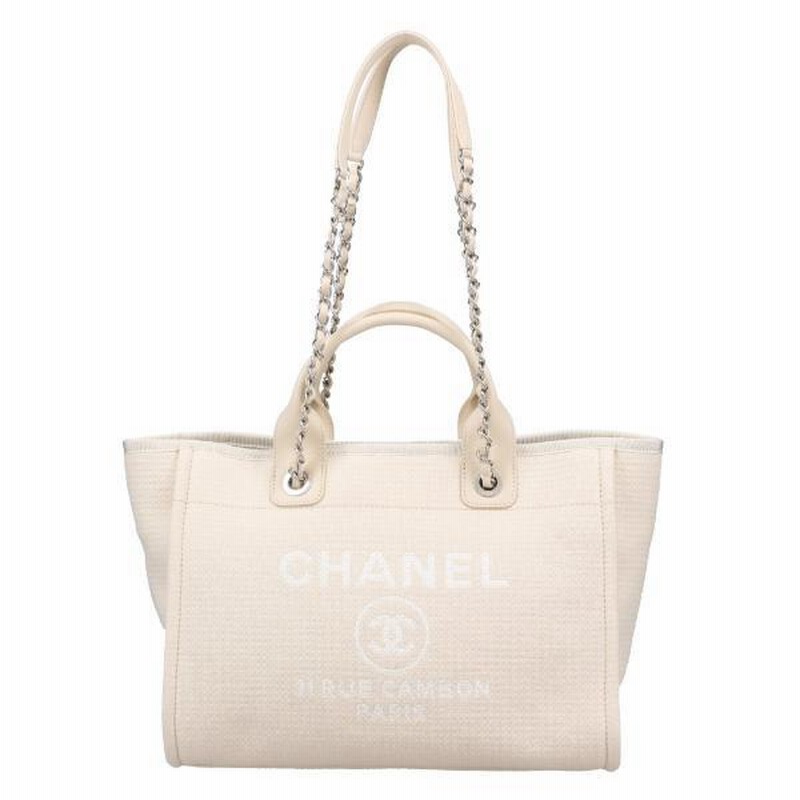 シャネル CHANEL トートバッグ レディース ホワイト AS3257 B07300 