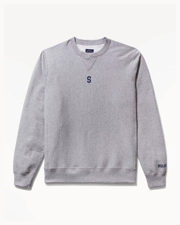 Noah Surplus Crewneck Heather Grey / S
