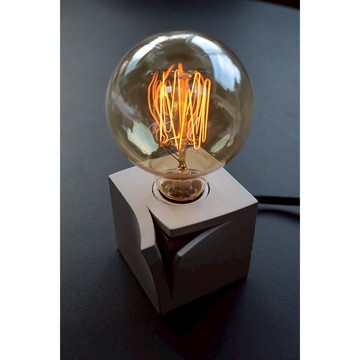 曙MUSE｜隱藏方塊水泥桌燈