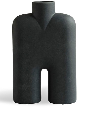 101 Copenhagen - Cobra Hexa tall vase - unisex - ceramic - One Size - Black