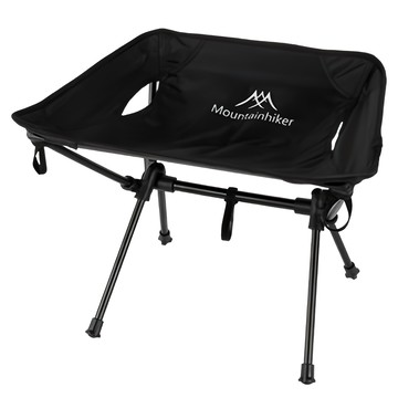 MOUNTAINHIKER 山之客 戰術折疊馬紮 SZK732 黑色 鋁合金支架  1個