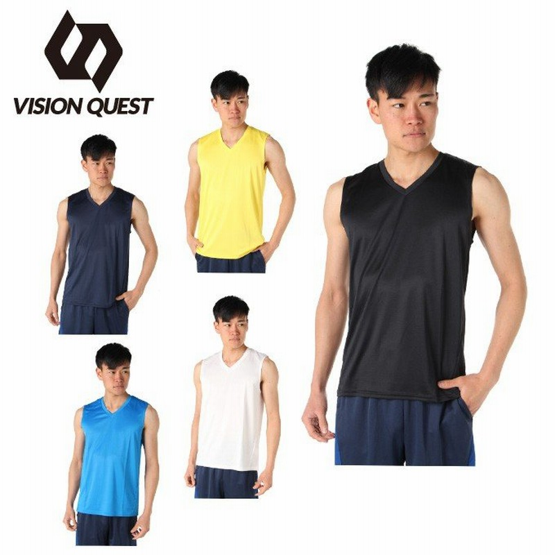 スポーツウェア ノースリーブ メンズ Vネック 機能シャツ VQ441201I03 ビジョンクエスト VISION QUEST 通販  LINEポイント最大0.5%GET | LINEショッピング