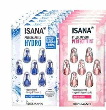 [COSCO代購5]  D137243 ISANA 精華膠囊2.66毫升X6入X4種(角鯊烷+抗皺++Q10)