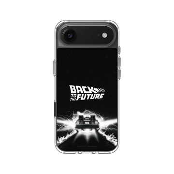 iPhone Air Clear Case（相機按鈕） 透明 - Back to the future - Back To The Future B&W