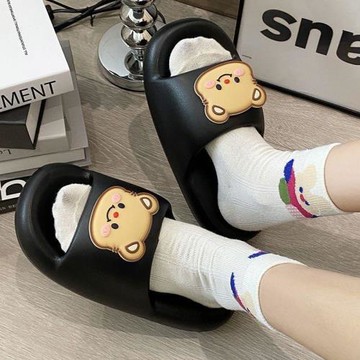 黃油小熊拖鞋女夏外穿網紅ins軟底eva居家防滑不臭室內涼拖鞋秋千