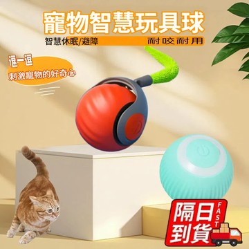 智能逗貓球  隔日到 蝦皮最低價 引力突突球 寵物玩具 貓咪玩具球 寵物玩具球 逗貓棒 貓咪玩具 逗貓神器 QJ2376
