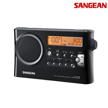 【免運費】SANGEAN 山進 PR-D4BK 數位式時鐘收音機 二波段 調頻 調幅 FM AM PR-D4