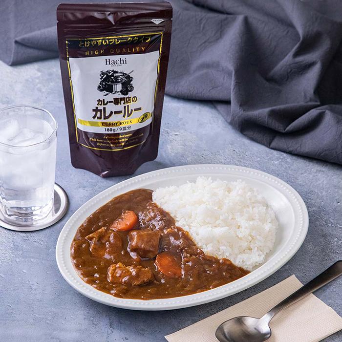 ハチ食品 カレー専門店のカレールー 中辛 180g×3個