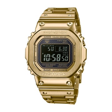 【CASIO 卡西歐】CASIO 卡西歐 G-SHOCK電波藍牙電子錶GMW-B5000GD-9(金)