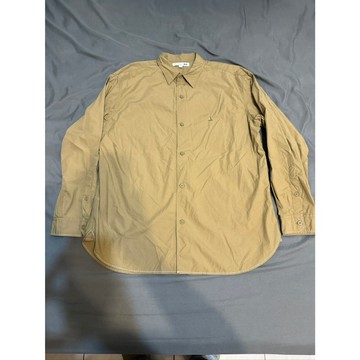 【TACKSTHGOOD】Uniqlo x JW ANDERSON 長袖襯衫 卡其色 L