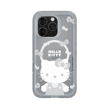 iPhone 16 Pro AirX 流變灰 - 三麗鷗-Hello Kitty - 簡約系列-灰白造型