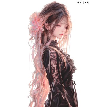 【3 月新品 1】07-117-0085 人物貼紙 透明感裝飾