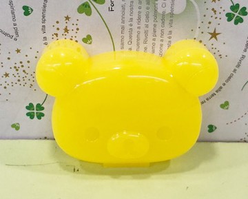 【震撼精品百貨】Rilakkuma San-X 拉拉熊懶懶熊~造型收納盒-黃色#59615