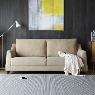 免運 北歐書房沙發客廳民宿簡約現代風雙人臥室家用公寓三人位布藝沙發