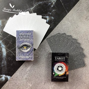 休閑英文定制插畫卡牌 未知的野生動物靈魂卡牌 野性未知桌游卡牌