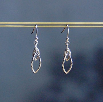 桂冠葉系列 - 典雅編織桂冠 - 925純銀手作耳環 免費改夾式 銀飾 禮物 包裝