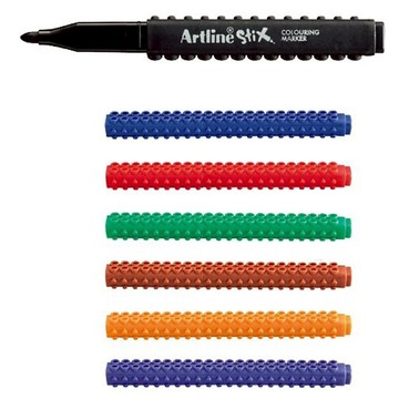 日本 Shachihata STIX凍凍粗芯積木 彩色筆 不含二甲苯 12支 /盒 ETX300【APP滿額下單10%點數(單一帳號最高5000點)】1/31止