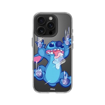 iPhone 16 Pro Clear Case（相機按鈕） 透明 - 迪士尼-史迪奇 Disney Stitch - 搞怪系列-怪可愛
