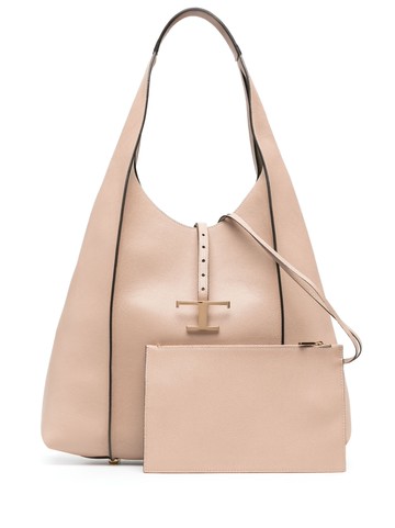 Tod's - T Timeless tote bag - women - Calf Leather - One Size - Neutrals