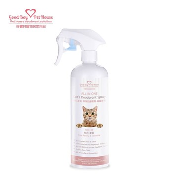 [GBPH好寶貝] ALL IN ONE 法國香氛貓咪除臭防護噴霧 寵物除臭噴霧 – 粉紅茉莉 500ml