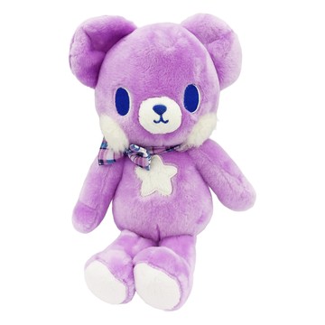 Mother garden Rosette Bear 絨毛娃娃 38cm  經典款 紫色  1個