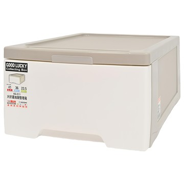 KEYWAY 聯府 大好運抽屜整理箱 17L  410 × 360 × 235mm  白色  1個