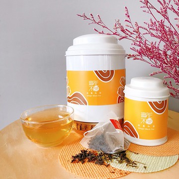 【無花不茶】花入紅茶-金薑紅茶—3g三角茶包x10入_大圓罐裝