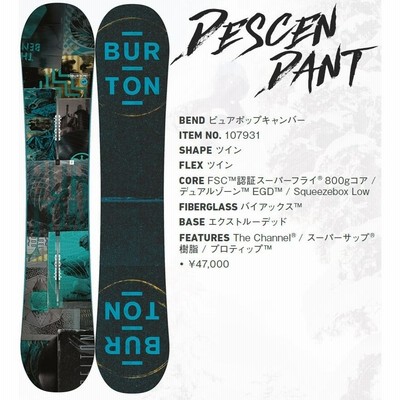 17-18 BURTON / バートン DESCENDANT ディセンダント メンズ 板